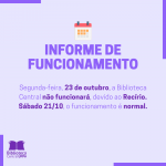 INFORME DE FUNCIONAMENTO – Recírio