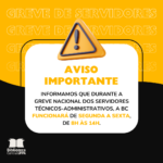Funcionamento Greve