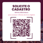 Minha Biblioteca QR Code Banner site